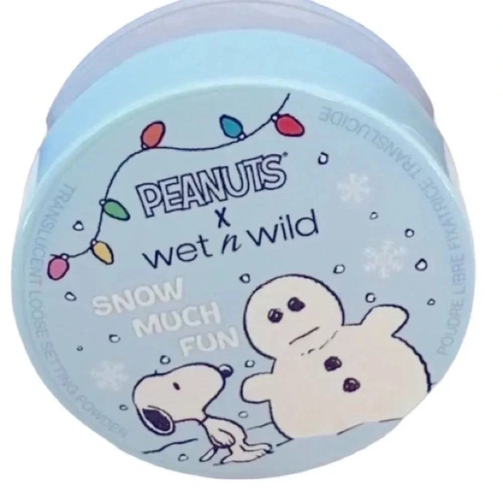 WET N WILD Ltd Edition Peanuts Snow Much Fun Loose Setting Powder NEW NIP NWT